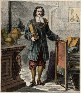 صورة للمهندس والفيزيائي الألماني أوتو فون جويريك (1602-1686) - صورة لأوتو فون جويريك (أوتو دي جويريك بواسطة المدرسة الفرنسية