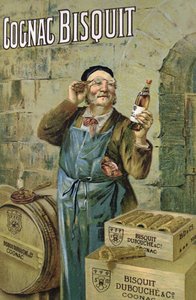 الإعلان الملصق Bisquit Cognac