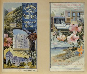 ملصقات الإعلان عن Chemin de Fer dOrleans ، c.1900-05