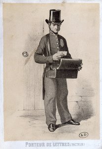 ساعي البريد ، ج .1865 بواسطة المدرسة الفرنسية