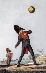 تلميذ مدرسة نابليون الثانوية في باريس ، حوالي 1810 (نقش ملون) بواسطة المدرسة الفرنسية