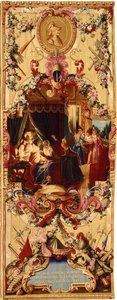 نسيج Regence Gobelins مع قصة Don Quixote ، 1717-18 بواسطة المدرسة الفرنسية
