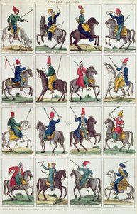 الوحدات الإقليمية لسلاح الفرسان الروسي ، c.1812-14 بواسطة المدرسة الفرنسية
