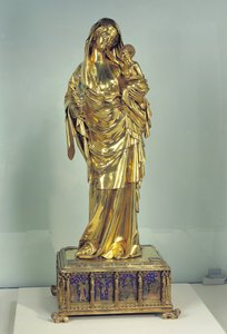 مستودعات عذراء جان ديفرو ، ج ، 1324-29 (الذهب والفضة) (لمزيد من التفاصيل ، انظر 110882) بواسطة المدرسة الفرنسية