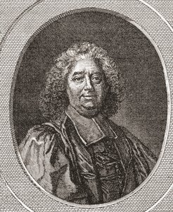 رينيه بوسيل ، 1655-1745. قاضي ورئيس الدير الفرنسي القديس ليونارد كوربيغني. من Les Heures Libres تم نشره عام 1908. بواسطة المدرسة الفرنسية