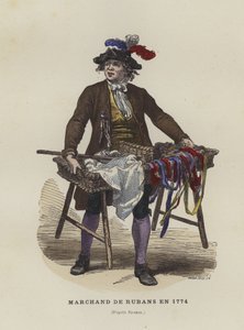 بائع الشريط ، 1774 بواسطة المدرسة الفرنسية