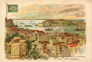 Rio de Janeiro, Brazil (chromolitho) بواسطة المدرسة الفرنسية