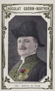 روبرت دي فليرس (صورة ملونة) بواسطة المدرسة الفرنسية