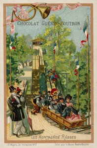 Roller coaster (chromolitho) بواسطة المدرسة الفرنسية