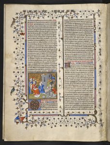 Royal MS 15 D III f.15v مشهد العهد القديم ، "تاريخ الكتاب المقدس ، المجلدان 1 و 2" بواسطة المدرسة الفرنسية