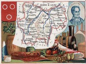 Saone et Loire (Saone-et-Loire، 71)، Burgundy، France. صورة لألفونس دي لامارتين (ألفونس ماري لويس دي برات دي لامارتين بواسطة المدرسة الفرنسية