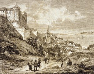 سومور ، فرنسا (نقش) بواسطة المدرسة الفرنسية