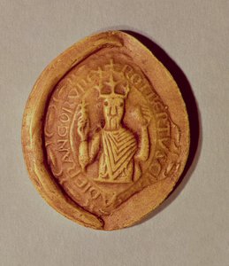 خاتم روبرت الثاني (970-1031) المتدين ، 997 م بواسطة المدرسة الفرنسية
