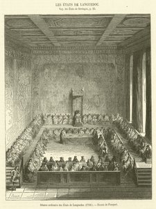 Seance ordinaire des Etats de Languedoc بواسطة المدرسة الفرنسية
