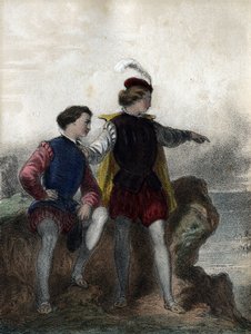 يرى؟ قال غوستاف واسا (Gustave I Vasa: 1495 - 1560) لـ Sturce ، حيث أظهر له النقطة السوداء في الأفق (الأسطول الدنماركي لكريستيان الثاني ذاهب إلى السويد) - في "" الأطفال اللامعون - حكايات تاريخية "" لمدام أوجيني فوا بواسطة المدرسة الفرنسية