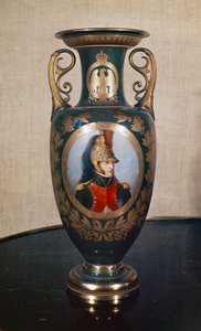 إناء سيفرس يصور لويس بونابرت (1778-1846) (بورسلين) بواسطة المدرسة الفرنسية