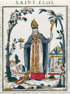 سانت إلوي (c.588-660) بواسطة المدرسة الفرنسية