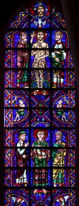 القديس يوحنا المعمدان مع Agnus Dei ؛ معمودية الأردن (W106) بواسطة المدرسة الفرنسية