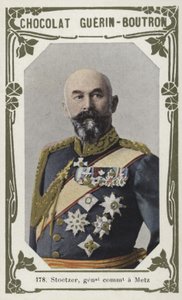 Stoetzer ، القائد العام ميتز (صورة ملونة) بواسطة المدرسة الفرنسية