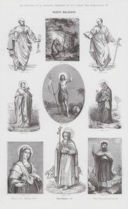 Sujets Religieux (engraving) بواسطة المدرسة الفرنسية