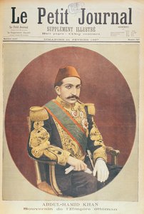 سلطان عبد الحميد خان الثاني (1842-1918) ملك الإمبراطورية العثمانية ، من لو بيتيت جورنال ، 21 فبراير 1897