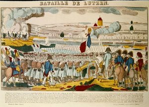 معركة لوتسن ، 2 مايو 1813 بواسطة المدرسة الفرنسية