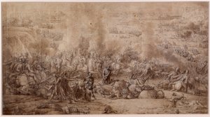 The Battle of Quiberon بواسطة المدرسة الفرنسية