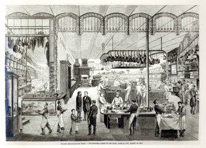 المطابخ الجديدة للمقهى Riche ، 1866 بواسطة المدرسة الفرنسية