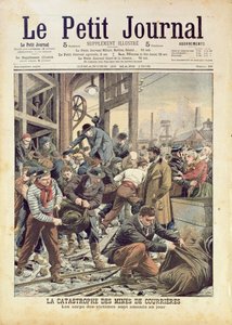الكارثة في Courrieres ، من لو بيتيت جورنال ، 25 مارس 1906