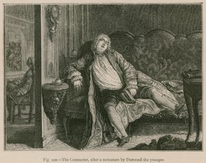 المقاول ، بعد كاريكاتير من قبل Dumesnil الأصغر بواسطة المدرسة الفرنسية