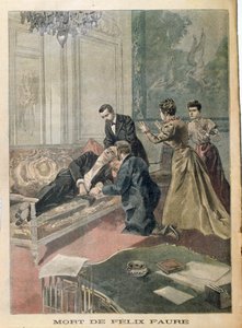 وفاة فيليكس فور (1841-1899) من لو بيتيت جورنال ، 26 فبراير 1899 بواسطة المدرسة الفرنسية