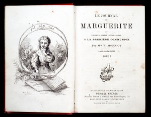 يوميات مارغريتا أو سنتان من التحضير للقربان الأول من قبل الآنسة ف. مونيوت. بواسطة المدرسة الفرنسية