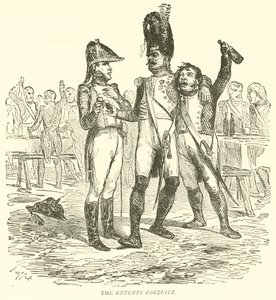 The Entente Cordiale (نقش) بواسطة المدرسة الفرنسية