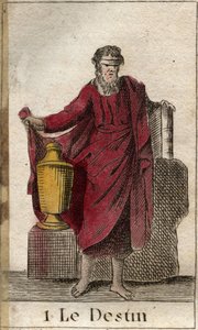 الثروة أو المصير ، حاكم مصير الإنسان. من "أساطير الشباب" بيير بلانشارد 1803. بواسطة المدرسة الفرنسية