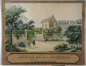 The Hermitage at Montmorency (مرحاض على ورق) بواسطة المدرسة الفرنسية