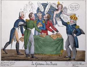 كعكة الملوك ، 1815 بواسطة المدرسة الفرنسية