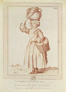 الصياد (النقش) بواسطة المدرسة الفرنسية