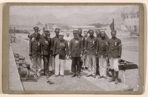 بعثة مارشاند ، التي غادرت لوانغو ، في الكونغو ، ووصلت إلى فاشودة ، السودان ، 1897-98 بواسطة المدرسة الفرنسية