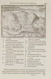 جبل الزيتون ، القدس ، من Itinerarium Hierosolymitanum ، بقلم ج.كوتوفيكو ، 1619 بواسطة المدرسة الفرنسية