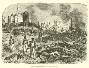 The Occupation of Smolensko (engraving) بواسطة المدرسة الفرنسية