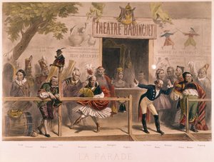 العرض ، كاريكاتير نابليون الثالث ومحكمته (1808-73) ، من La Menagerie Imperiale ، c.1870 بواسطة المدرسة الفرنسية