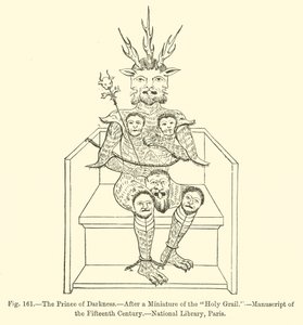 The Prince of Darkness (engraving) بواسطة المدرسة الفرنسية