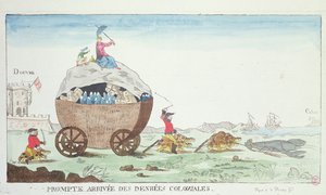 الوصول الفوري للبضائع الاستعمارية ، 1807 بواسطة المدرسة الفرنسية