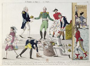 يتم تقسيم الترميم أو الإمبراطورية الفرنسية بعد واترلو ، 1815 بواسطة المدرسة الفرنسية