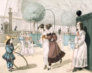 لعبة القفز ، اللوحة 115 من Le Bon Genre ، 1822 بواسطة المدرسة الفرنسية