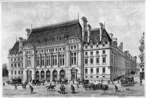 تم تجديد جامعة السوربون في عام 1887 من شارع des Ecoles. بواسطة المدرسة الفرنسية