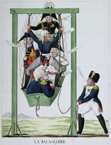 الارجوحة ، كاريكاتور نابليون (1769-1821) ، ج .1814 بواسطة المدرسة الفرنسية