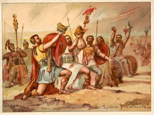 الفيلق الرعد (chromolitho) بواسطة المدرسة الفرنسية