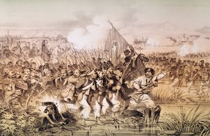 الجيش التركي بقيادة عمر باشا يعبر إنغور ، 6 سبتمبر 1855 بواسطة المدرسة الفرنسية