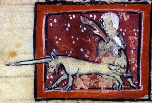 العذراء ووحيد القرن (يونيكورن) - الحيوانات الأليفة الفرنسية من القرن الرابع عشر. ميلان ، مكتبة تريفولزيانا. بواسطة المدرسة الفرنسية